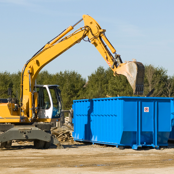 how many times can i have a residential dumpster rental emptied in Stinnett KY